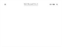Tablet Screenshot of lifebeyond9to5.com